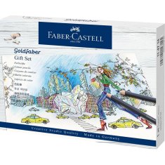 NEW Faber-Castell Goldfaber 21 darabos rajzkészlet