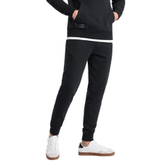 OMBRE Férfi pamut jogger BASIC fekete MDN126896 S