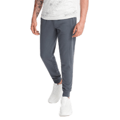 OMBRE Férfi pamut jogger BASIC jogger grafit MDN126897 XXL