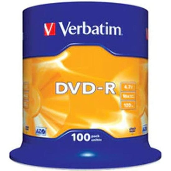 NEW DVD+R Verbatim 43549 100 uds (Felújított A termékek)