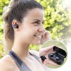 NEW eBeats InnovaGoods vezeték nélküli fejhallgató mágneses töltéssel