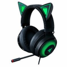 NEW Razer Kraken Kitty Edition fejhallgató mikrofonnal Fekete Fekete/Zöld