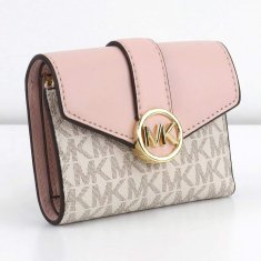 NEW Michael Kors pénztárca 35S2GNMF8B-PWD-BLSH-MLT Rózsaszín bőr (12 x 8 cm)