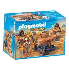 NEW Playset Történelem Egyiptomi csapat ballisztával Playmobil 5388 (30 db)