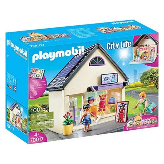 NEW Playset City Life My Fashion Store Playmobil 70017 (100 db)