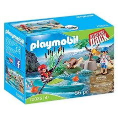 NEW Playset Family Fun Kenu kaland Playmobil 70035 (36 db)