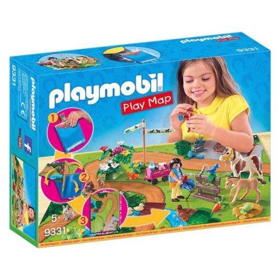 NEW Playset Pony Ride játéktérkép Playmobil 9331