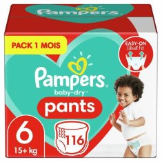 NEW Pampers Baby-Dry eldobható pelenkák 6 6 év (116 uds)