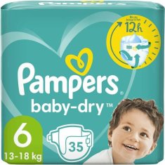 NEW Pampers Baby-Dry eldobható pelenkák 6 6 év (35 uds)