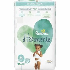 NEW Pampers Harmonie 6 eldobható pelenkák (58 uds)