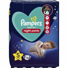 NEW Egyszer használatos Pampers Baby-Dry Night 5 36 uds