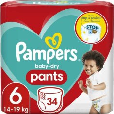 NEW Pampers Baby-Dry eldobható pelenkák 6 6 év (34 uds)