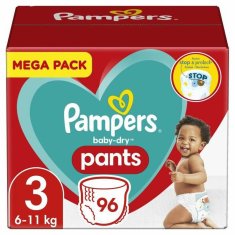 NEW Pampers Baby-Dry 3 eldobható pelenkák