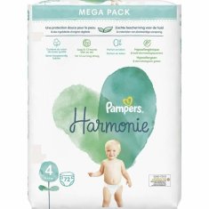 NEW Pampers Harmonie 4 eldobható pelenka (72 uds)