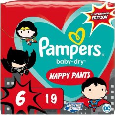 NEW Pampers Baby-Dry eldobható pelenkák 6 6 év (19 uds)