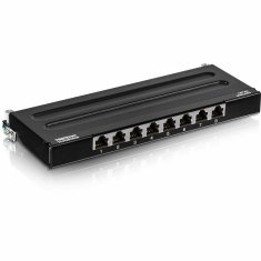 NEW 8 portos UTP Patch Panel 6-os kategória Trendnet TC-P08C6AS