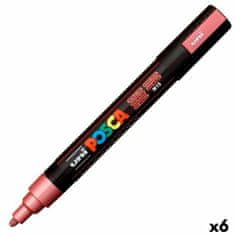 NEW POSCA marker PC-5M piros (6 db)