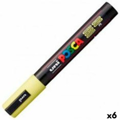 NEW POSCA marker PC-5M sárga (6 db)