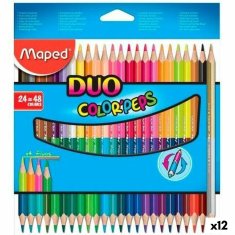 NEW Maped Duo Color' Peps színes 24 darab dupla hegyű (12 db)