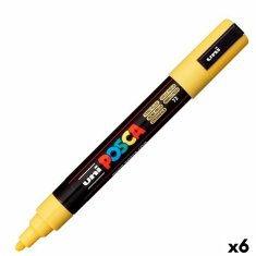 NEW POSCA marker PC-5M sárga (6 db)