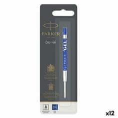 NEW Parker Quink Flow kék golyóstoll utántöltő (12 db)