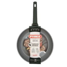 NEW Pyrex Geoh tapadásmentes bevonatú serpenyő megerősített alumínium 28 cm