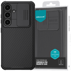 Nillkin NILLKIN CAMSHIELD PRO PÁNCÉLOZOTT TOK KAMERAFEDÉLLEL SAMSUNG GALAXY S24-HEZ - FEKETE