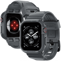 Spigen SPIGEN RUGGED ARMOR PRO TOK APPLE WATCH 4/5/6/7/8/9/SE (44/45 MM) - SÖTÉTSZÜRKE