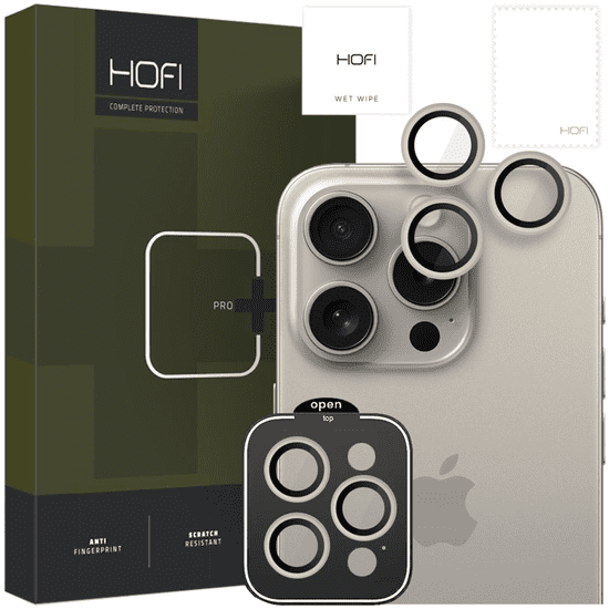 Hofi HOFI CAMRING PRO+ KAMERA BURKOLAT IPHONE 15 PRO / 15 PRO MAX TITANIUM