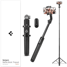 Spigen SPIGEN S560W BLUETOOTH SELFIE STICK ÁLLVÁNNYAL - FEKETE