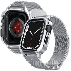 Spigen SPIGEN METAL FIT "PRO" APPLE WATCH 4 / 5 / 6 / 7 / 8 / SE (44 / 45 MM) EZÜST