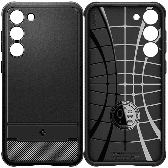 Spigen SPIGEN RUGGED ARMOR GALAXY S23 MATTE FEKETE