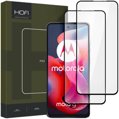 Hofi EDZETT ÜVEG HOFI GLASS PRO+ 2 CSOMAGOS MOTOROLA MOTO G24 / G24 POWER / G04 / E14 FEKETE