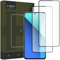 Hofi EDZETT ÜVEG HOFI GLASS PRO+ 2 CSOMAGOS XIAOMI REDMI NOTE 13 4G / LTE FEKETE