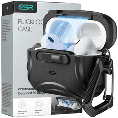 ESR ESR CYBER FLICKLOCK HALOLOCK MAGSAFE APPLE AIRPODS PRO 1/2 FEKETE