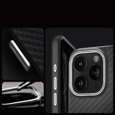 Spigen SPIGEN ENZO ARAMID MAGSAFE TOK IPHONE 15 PRO TELEFONHOZ - MATT FEKETE