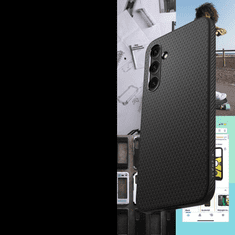 Spigen SPIGEN LIQUID AIR TOK SAMSUNG GALAXY A15 4G / 5G TELEFONHOZ - SÖTÉTZÖLD