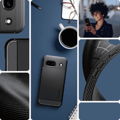 Spigen SPIGEN RUGGED ARMOR TOK GOOGLE PIXEL 8A TELEFONHOZ - MATT FEKETE