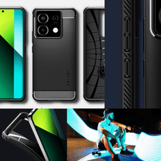 Spigen SPIGEN RUGGED ARMOR TOK XIAOMI REDMI NOTE 13 PRO 5G / POCO X6 5G TELEFONHOZ - MATT FEKETE