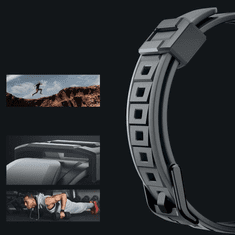 Spigen SPIGEN RUGGED ARMOR PRO TOK APPLE WATCH ULTRA 1/2-HEZ (49 MM) - SÖTÉTSZÜRKE