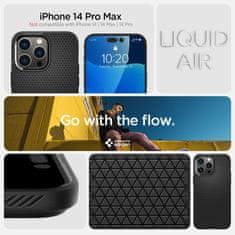 Spigen SPIGEN LIQUID AIR IPHONE 14 PRO MAX MATTE FEKETE