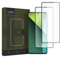 Hofi EDZETT ÜVEG HOFI GLASS PRO+ 2 CSOMAGOS XIAOMI REDMI NOTE 13 5G / 13 PRO 4G / 5G FEKETE