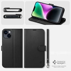 Spigen SPIGEN WALLET S IPHONE 14 FEKETE