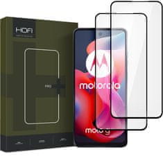 Hofi EDZETT ÜVEG HOFI GLASS PRO+ 2 CSOMAGOS MOTOROLA MOTO G24 / G24 POWER / G04 / E14 FEKETE