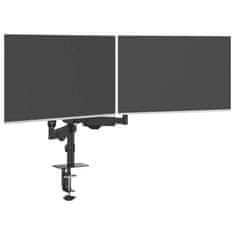 Vidaxl kétkaros monitorállvány max 27" képernyőhöz VESA 75/100 mm 20kg 4012172