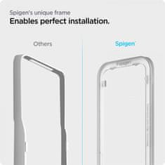 Spigen EDZETT ÜVEG SPIGEN ALM GLASS FC 2 CSOMAGOS IPHONE 13 / 13 PRO / 14 FEKETE