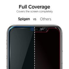 Spigen EDZETT ÜVEG SPIGEN ALM GLASS FC IPHONE 11 FEKETE