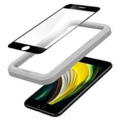 Spigen EDZETT ÜVEG SPIGEN ALM GLASS FC IPHONE 7/8 / SE 2020/2022 FEKETE