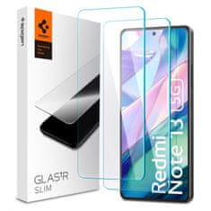 Spigen EDZETT ÜVEG SPIGEN GLAS.TR SLIM 2 CSOMAGOS XIAOMI REDMI NOTE 13 5G CLEAR