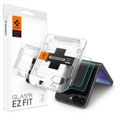 Spigen EDZETT ÜVEG SPIGEN GLAS.TR "EZ FIT" 2 CSOMAGOS GALAXY FLIP 6 CLEAR-VAL